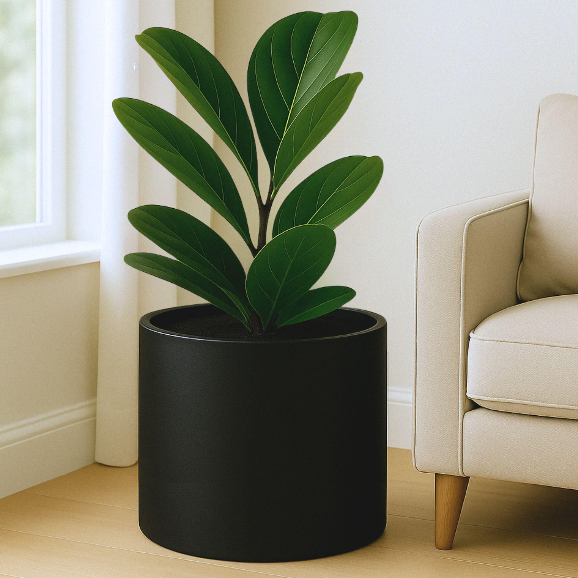 Fox & Fern fiberstone planter