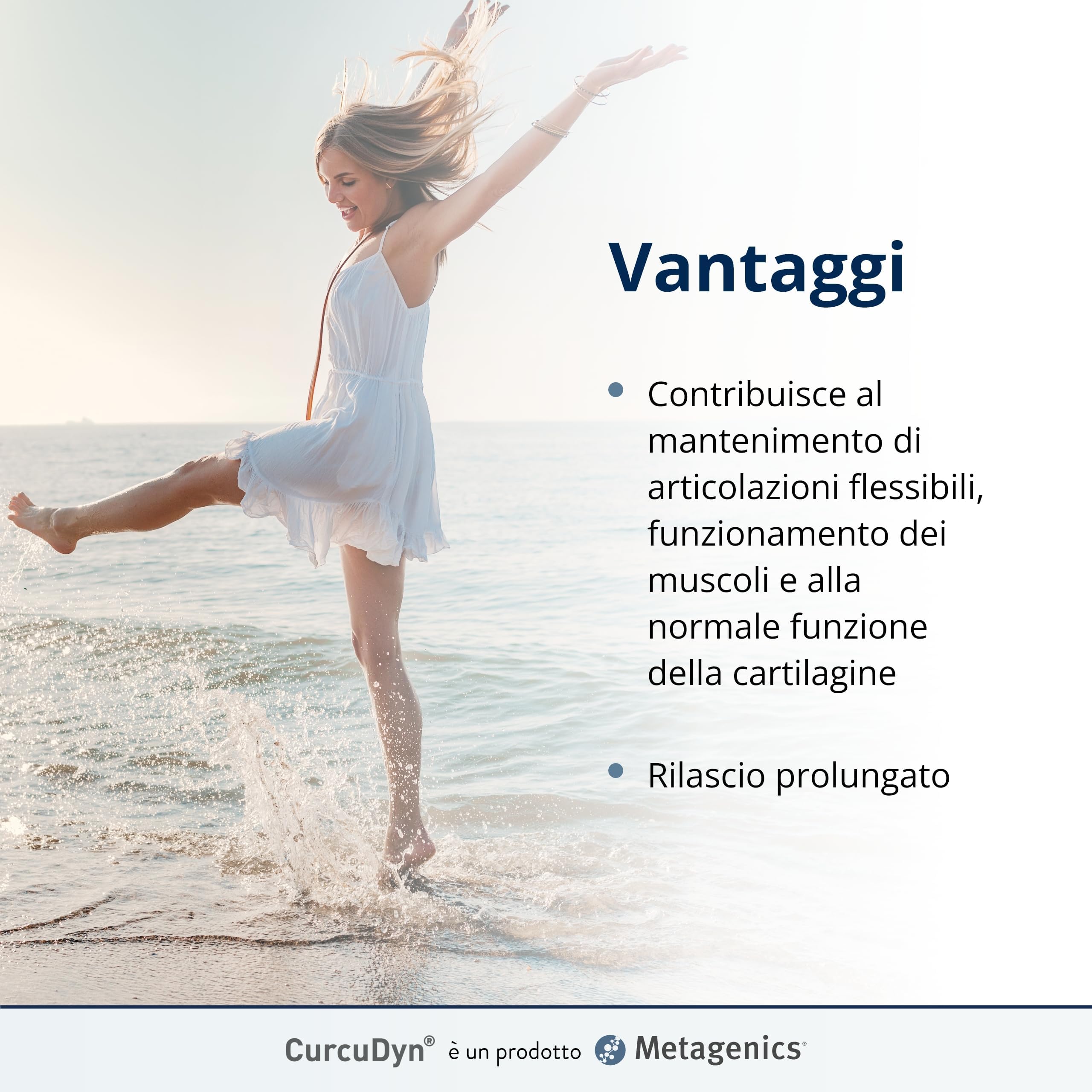 Metagenics CurcuDyn Forte - Per il Benessere di Articolazioni, Cartilagini e Tendini - 90 Gellule