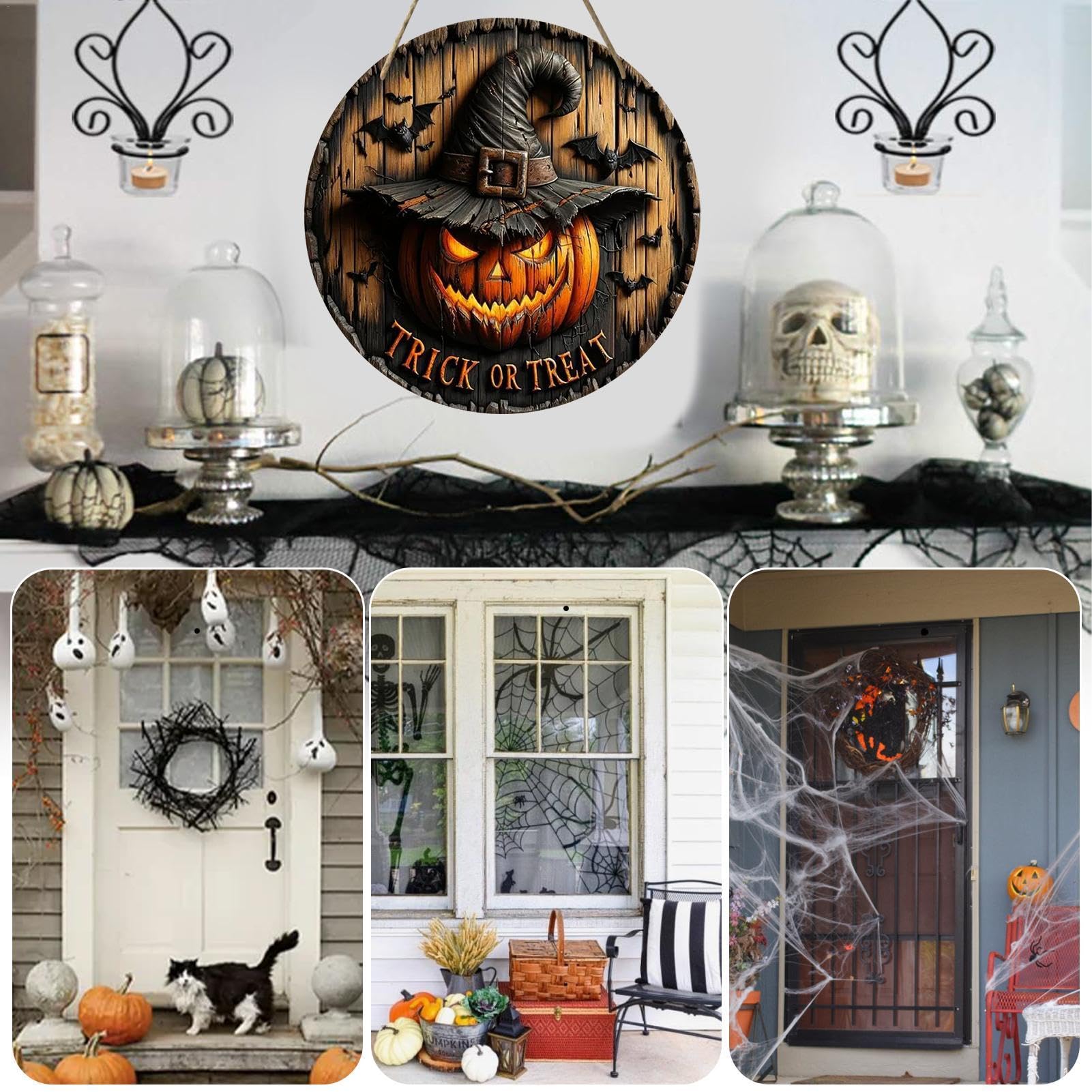 Décoration Tête de Mort Mexicaine | Tableau 5 panneaux