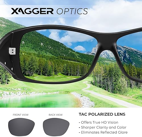 Miniatura 4 de Xagger Gafas de sol deportivas polarizadas para hombre con montura TR90
