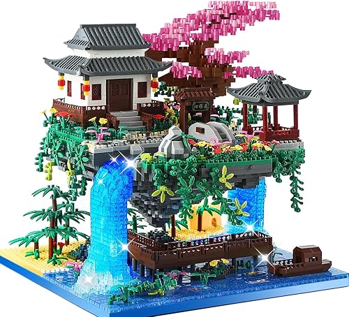 Chinese Architecture - Juego de mini bloques de torre grande, modelo de colección West Lake para juego de exhibición, regalo de Navidadcumpleaños