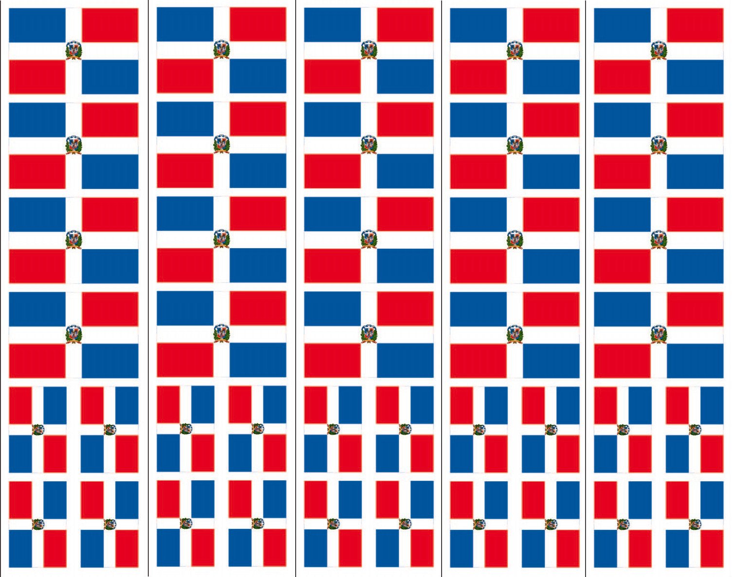 40 Tattoos: Dominican Republic Flag, DR Party Favors