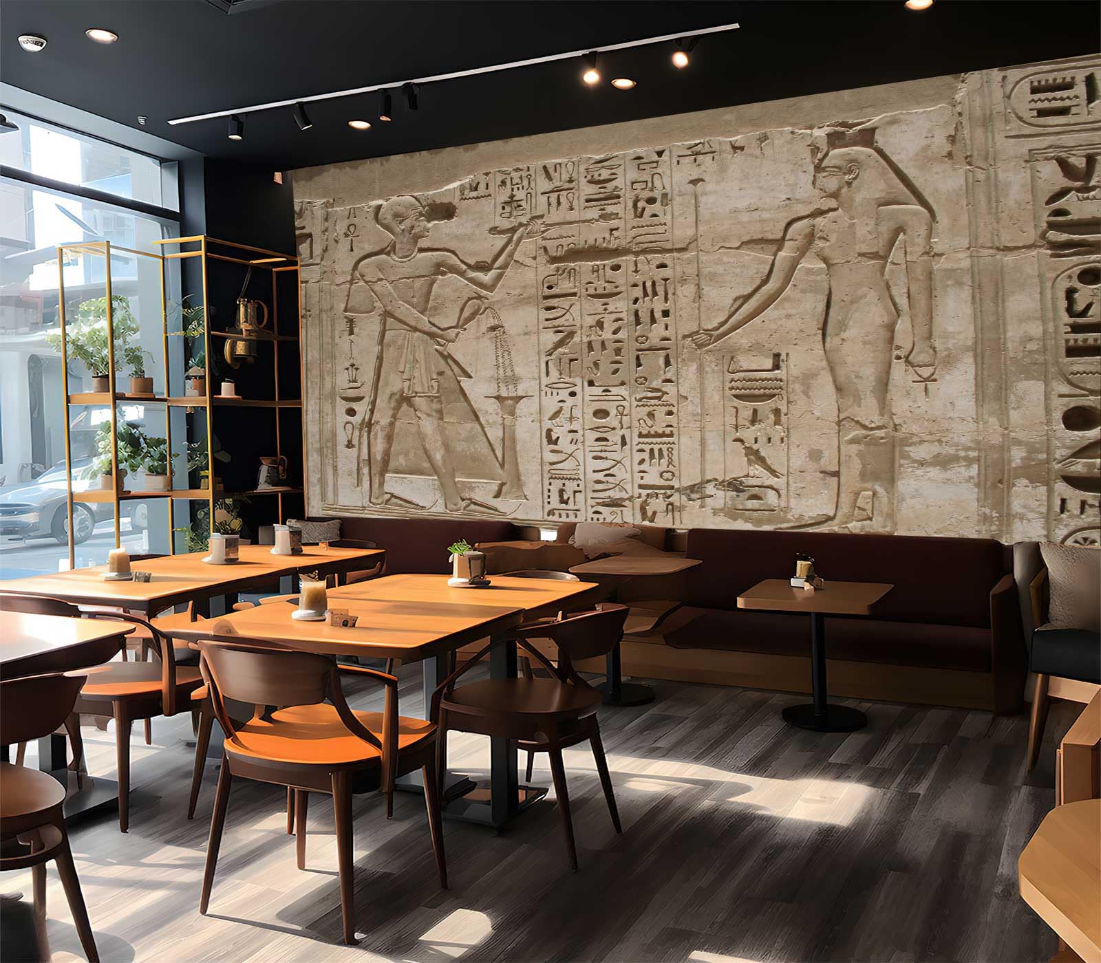 Cliouar-Ancient Egyptian Wall Painting Wall Mural wallpaper-178 x 117