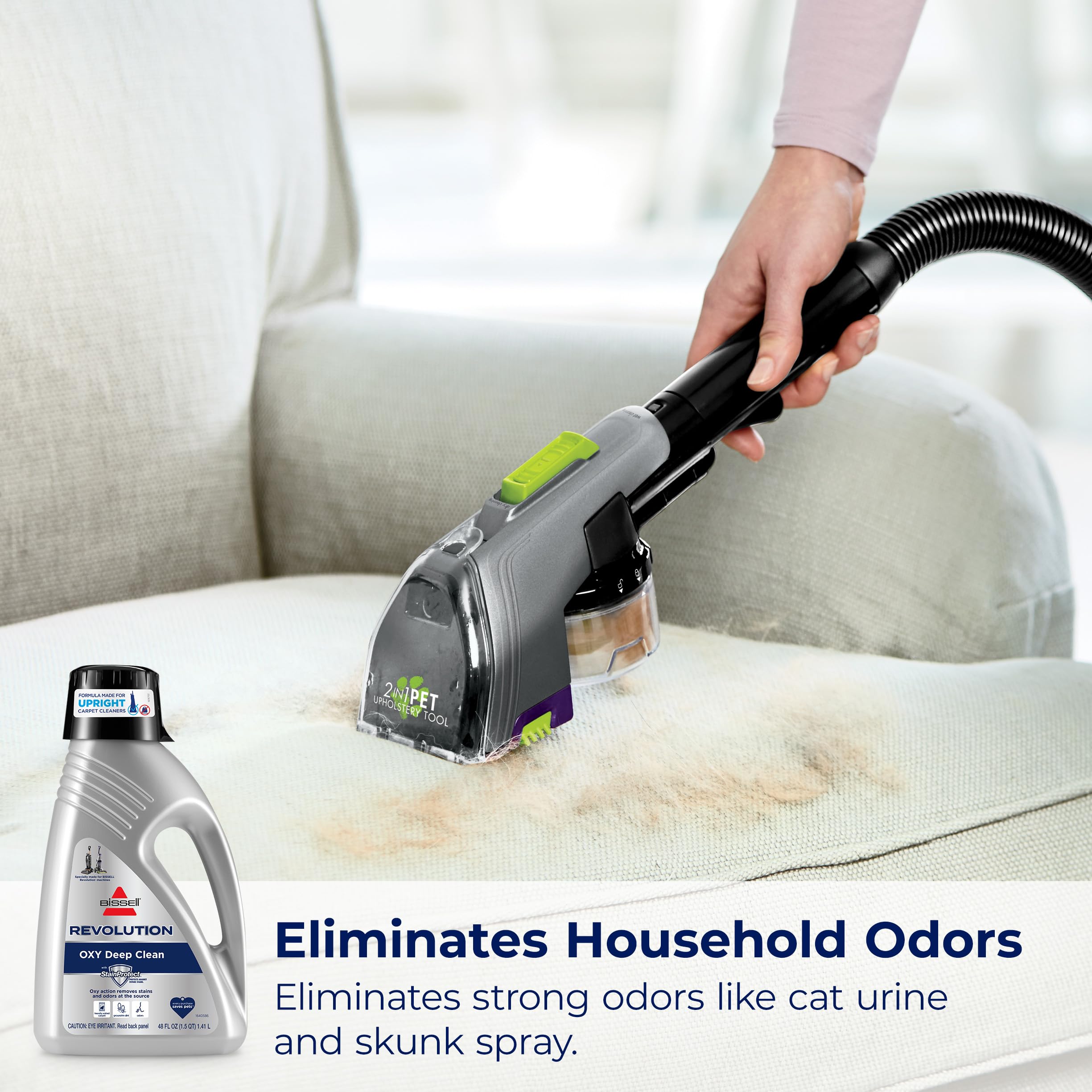 Bissell Revolution Upright Deep Cleaner Formula detergente per tappeti e tappezzeria, 1,4 l, 3975