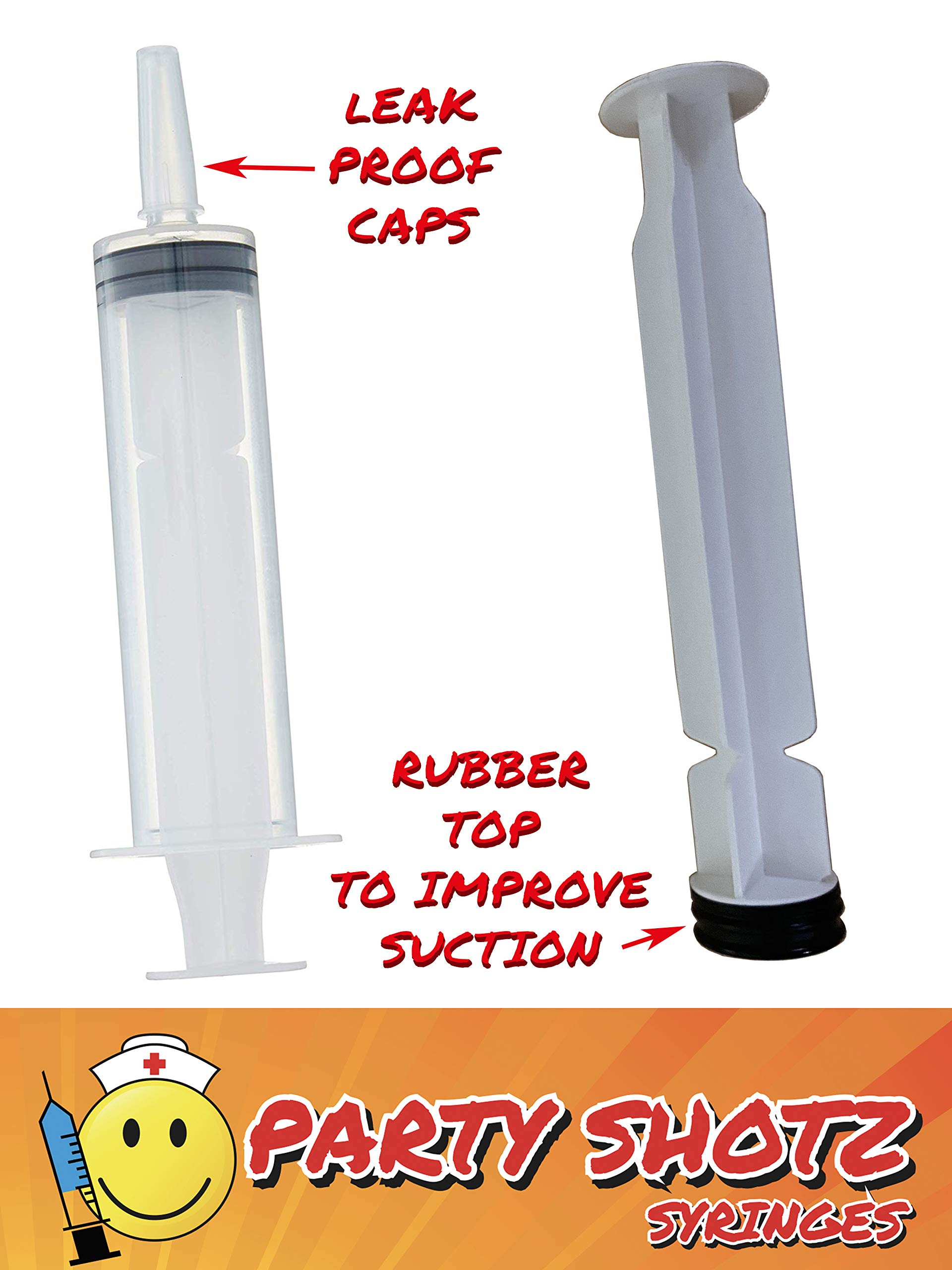 36 Pack Party Shotz Jello Shot Syringes (Large 2oz with CAPS) Buy