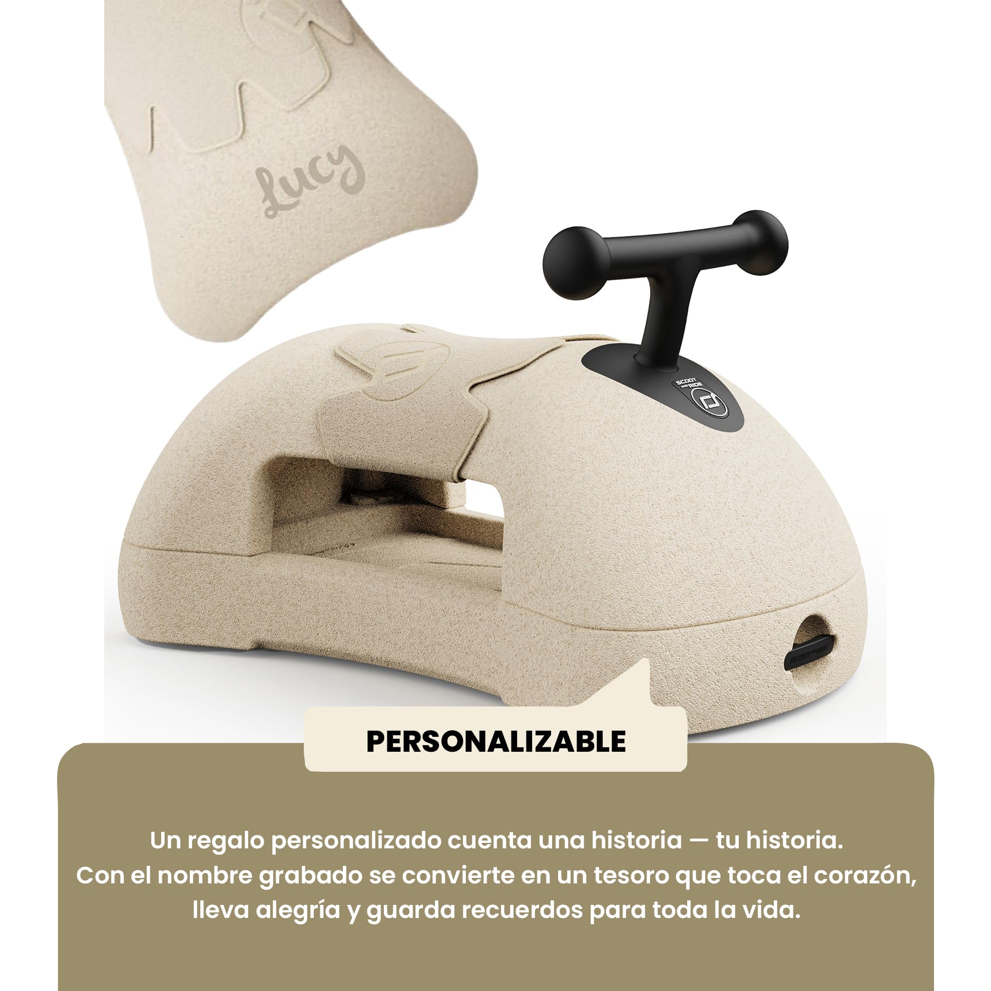 Scoot and Ride My First 3in1 Arena – correpasillos, Andador & Tabla Deslizante – evolutivo & Estable – para bebés Desde 6 Meses hasta 20 kg – Personalizado con Nombre