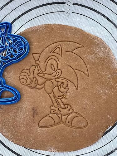 Miniatura 8 de Cortador y molde de galletas Sonic de 5.1 pulgadas producido por 3D Kitchen Art