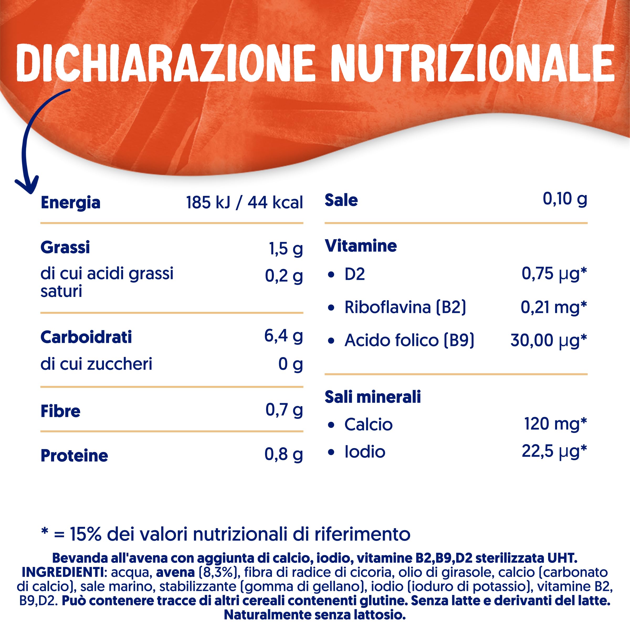 ALPRO SENZA ZUCCHERI, Bevanda all'AVENA, Naturalmente Senza Lattosio, con Vitamine B2, B12 e D2 - 8 confezioni x 1 Litro