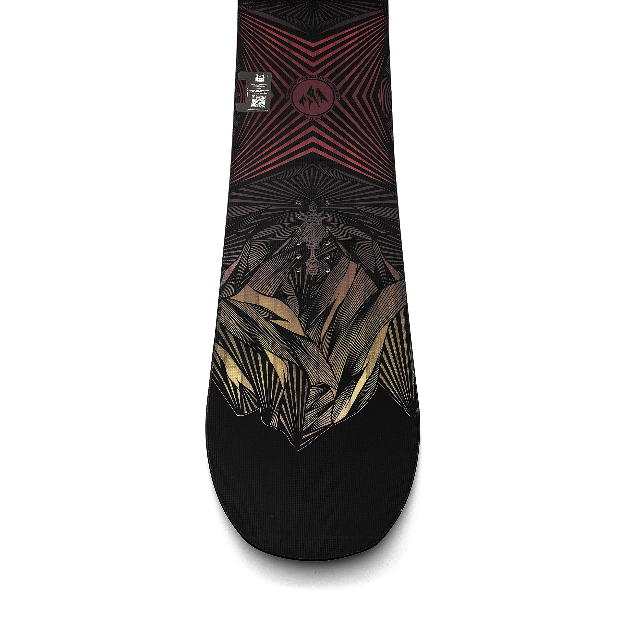 JONES Snowboards Ultra Prodigy Youth Snowboard, Directional Twin, 140cm