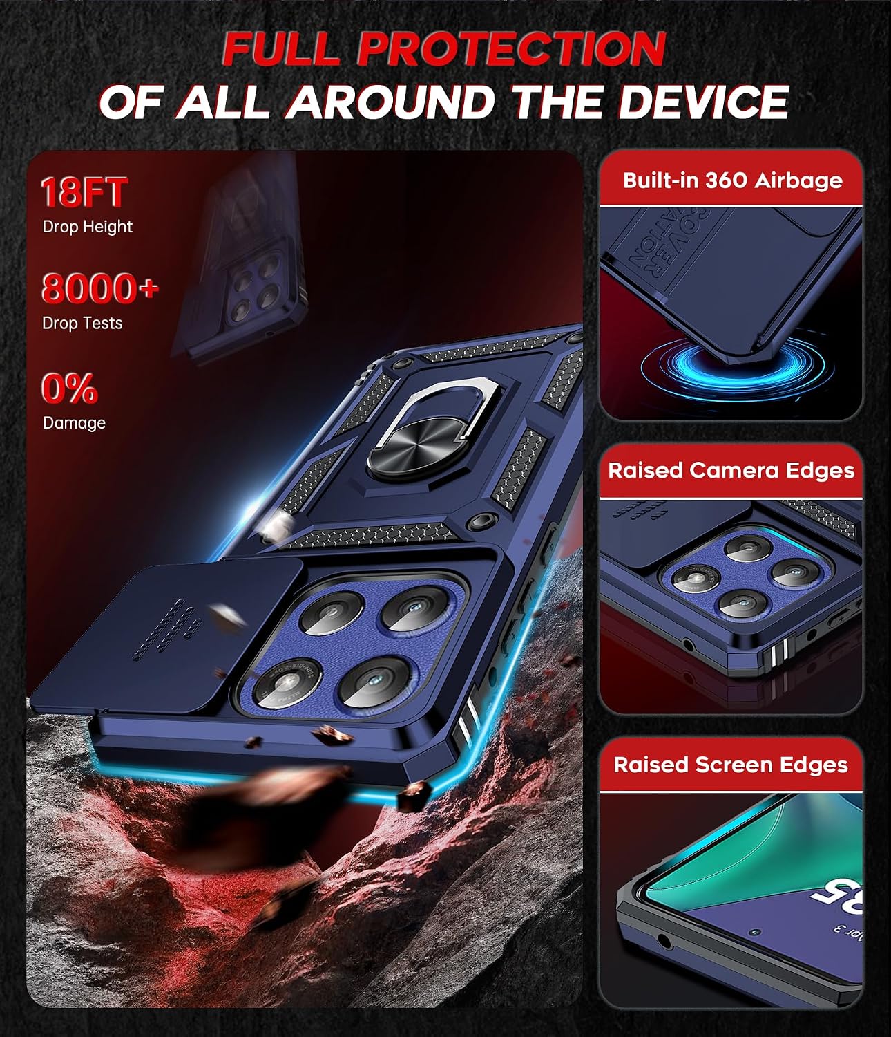 LeYi for Phone Case for Moto G Stylus-2025/2026: with Slide Camera Cover image 5