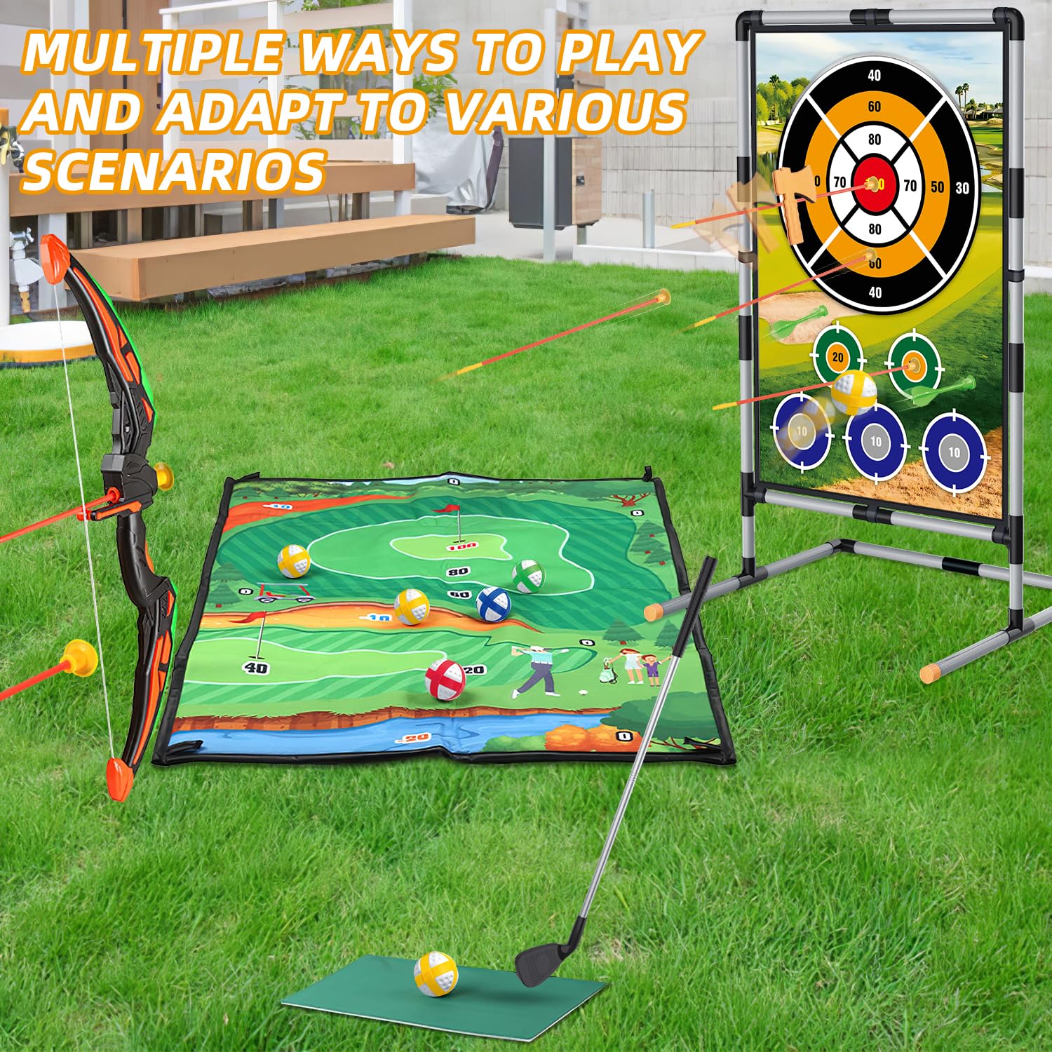 Mostop Golfspiel-Set – Bogenschießsets, Axtwurfs Produktbild-Vorschau 10