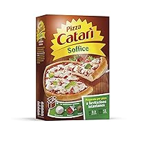 Catarì Pizza Preparato per Pizza Soffice, a Lievitazione Istantanea, con Miscele per la Base, Polpa di Pomodoro e Bustina di Origano