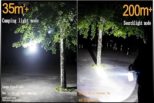 Miniatura 7 de Faroles LED para campamento, energía solar, luces recargables portátiles, USB, linterna de luz portátil para emergencias, huracán, exteriores, corte