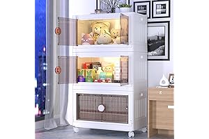 Sterilite 19.5Gal 3-Tier Plastic Storage Bins