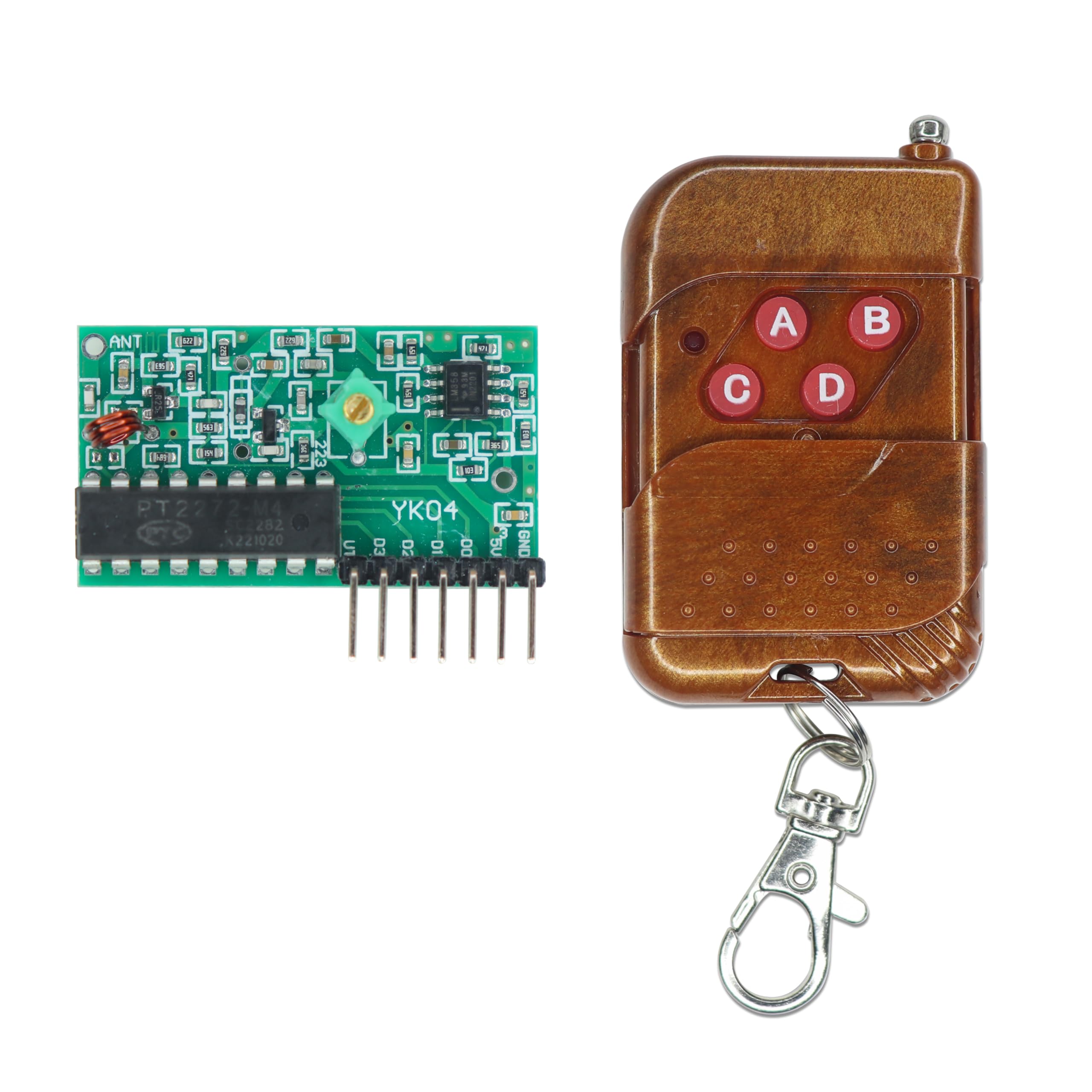 Electronic Spices 4 Channel Wireless Four Button RF Remote Control Receiver module (B09CH56LTD) Amazon Price History, Amazon Price Tracker