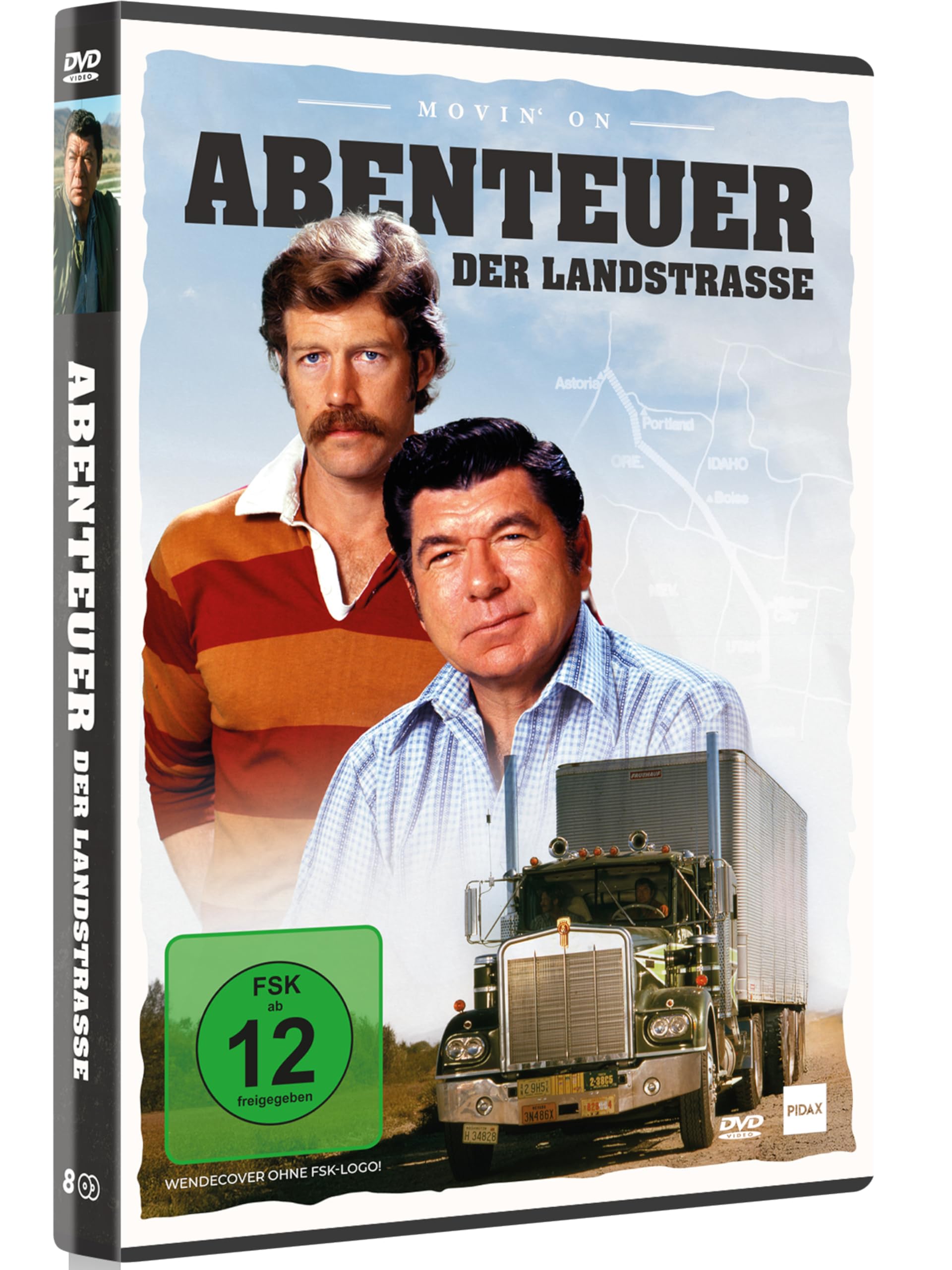 Abenteuer der Landstraße (Movin' On) Komplettbox - Die legendäre Fernfahrer Kult-Serie (Alle 26 deutsche Folgen) [8 DVDs]