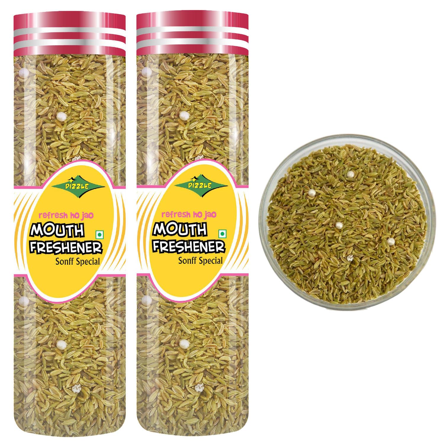 Dizzle Sonff Special-145-MT Pack of 2 | Sonff Special Mouth Freshener | Mukhwas Mouth Freshener | Sonff Mukhwas | After Meal Digestives Mukhwas | Premium Mouth Freshner | Jaipuri Mukhwas