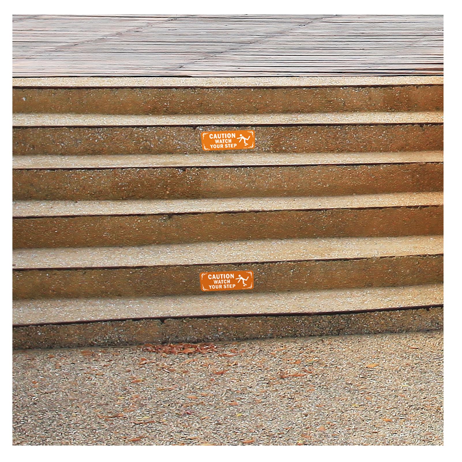 Panneau « Caution Watch Your Step » - 4 pièces