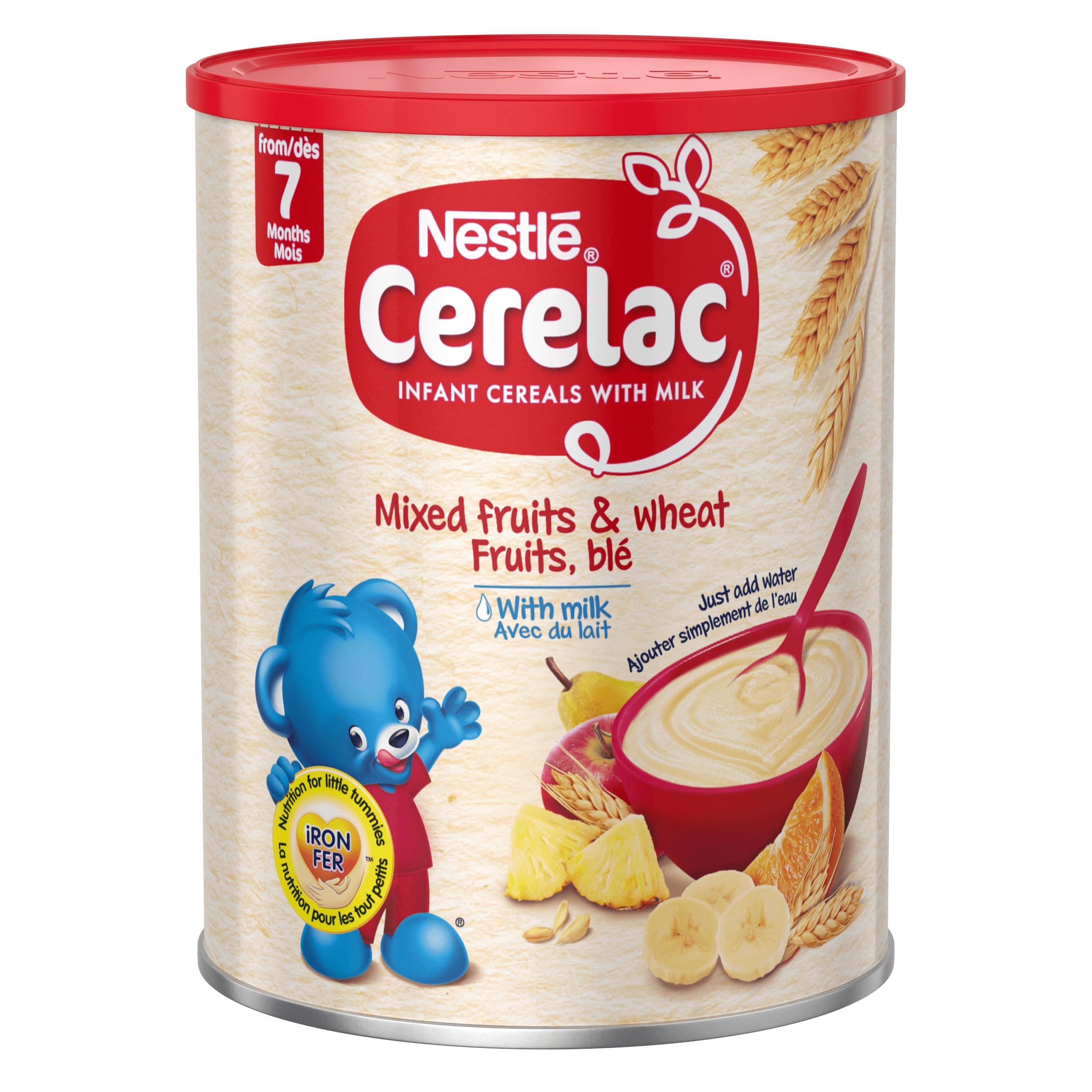 Cerelac Mixed Fruits & Wheat Infant Cereal with milk 400 g | from 7 months+ | Baby Cereal