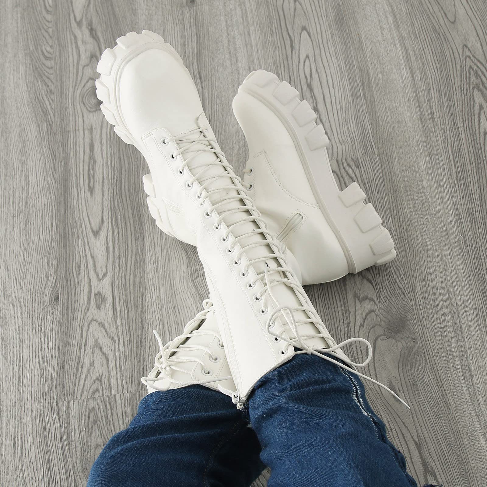Botas Cowboy Camperas Altas Mujer Comodas Y Elegantes con Aislamiento térmico Ligeras, Casuales Botas de equitación Cómodas Antideslizante Botines Invierno Caña Ancha para Invierno Otoño Primavera