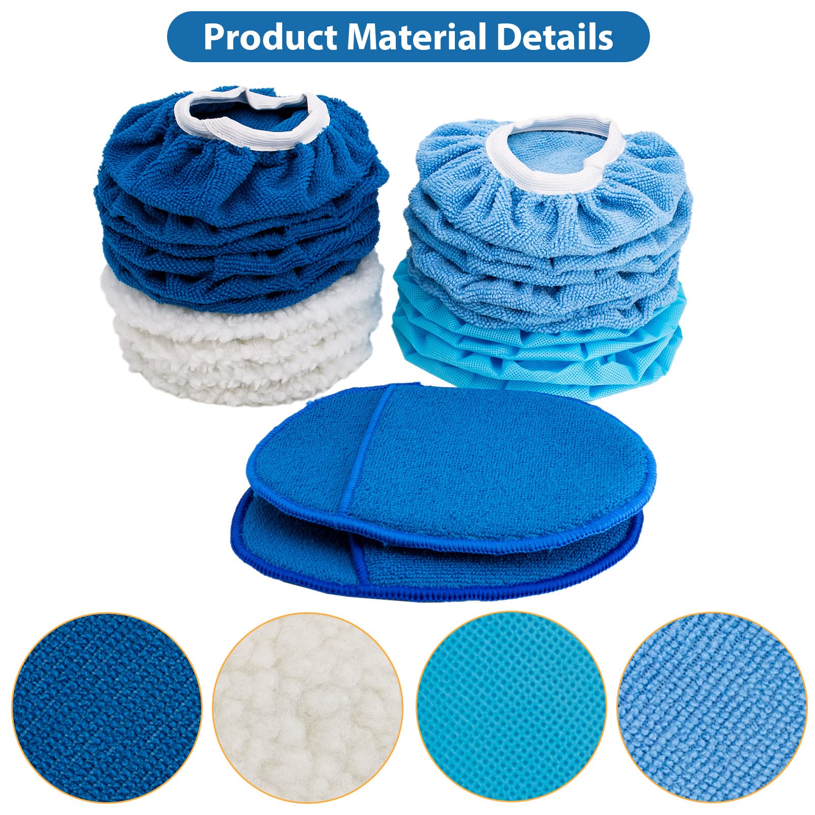 Buffer Polisher,7inch 1400W Polisher for Car Detailing,Wax Machine,8