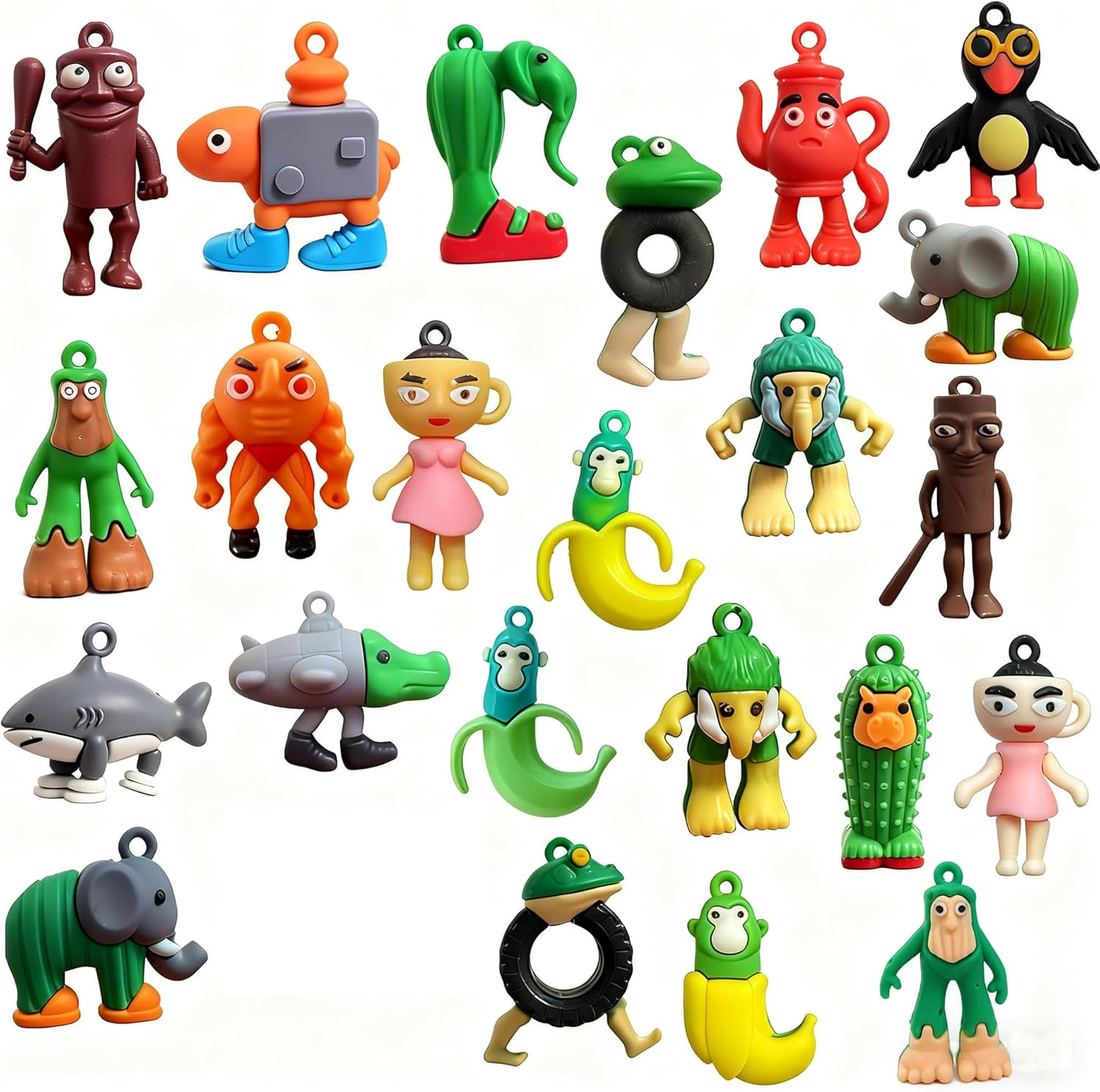 72 Pcs Brainrot Party Favors, Easter Egg Fillers Basket Stuffers, Brainrot Birthday Decorations, Birthday Gifts for Toddlers Adult, Classroom Prizes Box