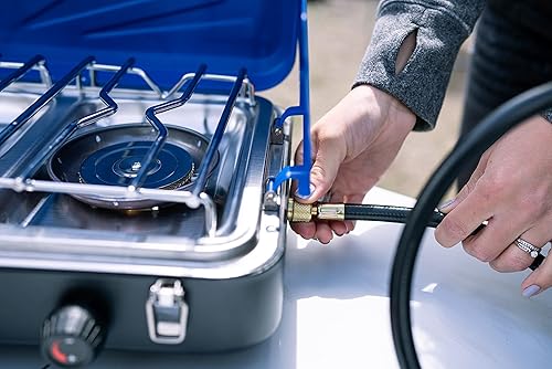 Miniatura 3 de Stansport Manguera de propano de 30 pulgadas y regulador 10 PSI (189-95)