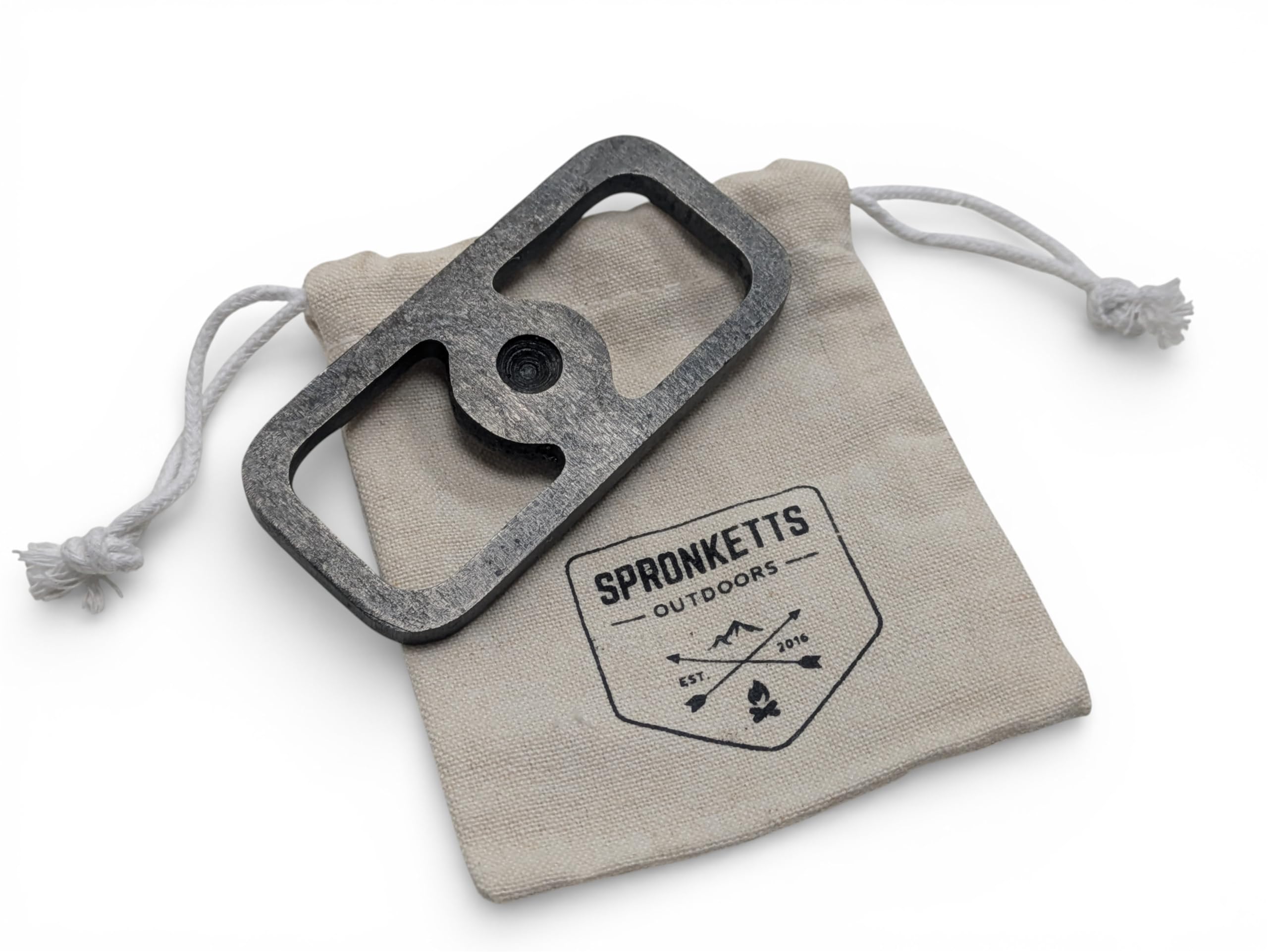 Carbon Steel striker for use with flint Rectangle Shape for Bushcraft Camping Hiking Survival Gear