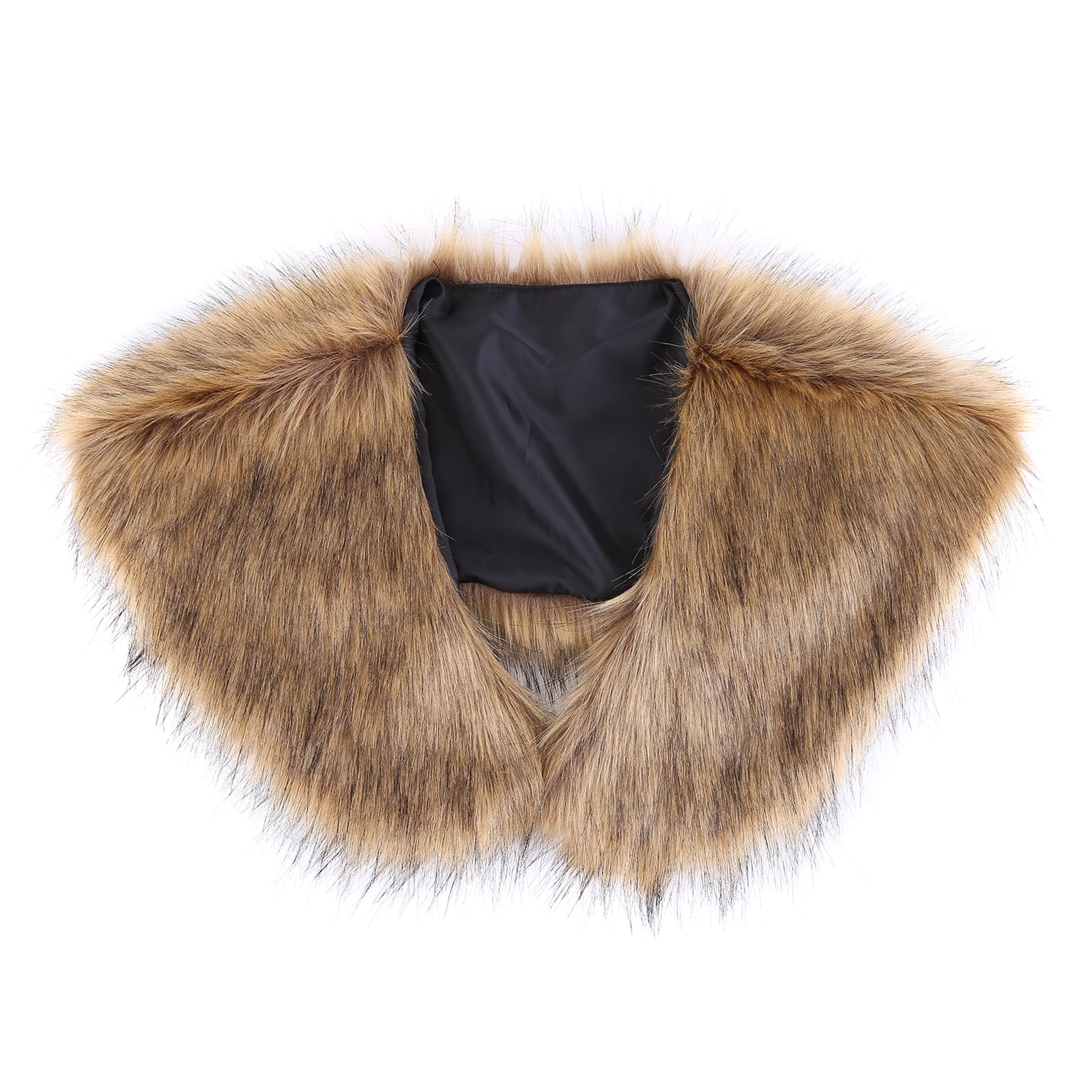 Asudaro Mantello vichingo da uomo con pelliccia sintetica – collo a spalla per costume da guerriero medievale, colletto in pelliccia sintetica, guerriero vichingo, coprispalla da uomo