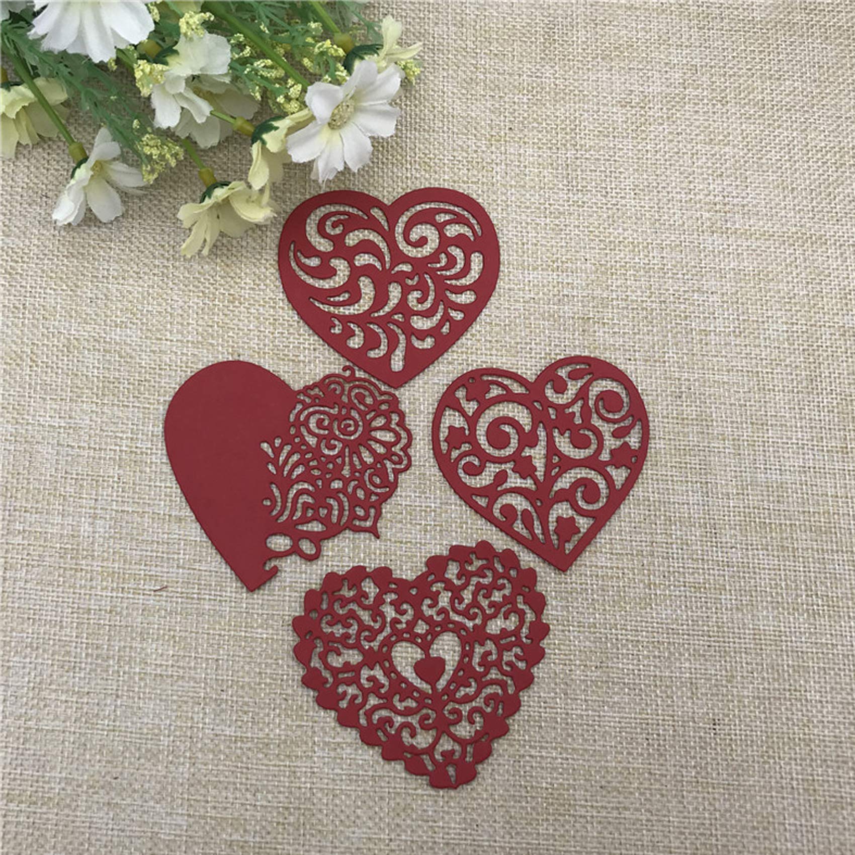 Fustelle Metalliche A Forma Di Erba Per Scrapbooking E Biglietti Fai Da Te - Set Di Stampe Per Decorazioni E Rilievi - Compatibili Con Le Principali Macchine Da Taglio