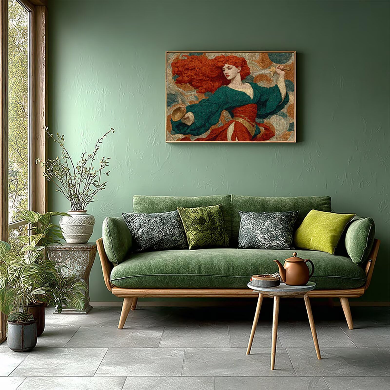 Damskie drewniane puzzle 2000 sztuk, abstrakcyjne puzzle dla dorosłych z pudełkiem 99 x 70 cm, łamigłówki, dla mężczyzn kobiet nastolatek, kreatywne gry logiczne, dekoracja domu prezent, 7-6881