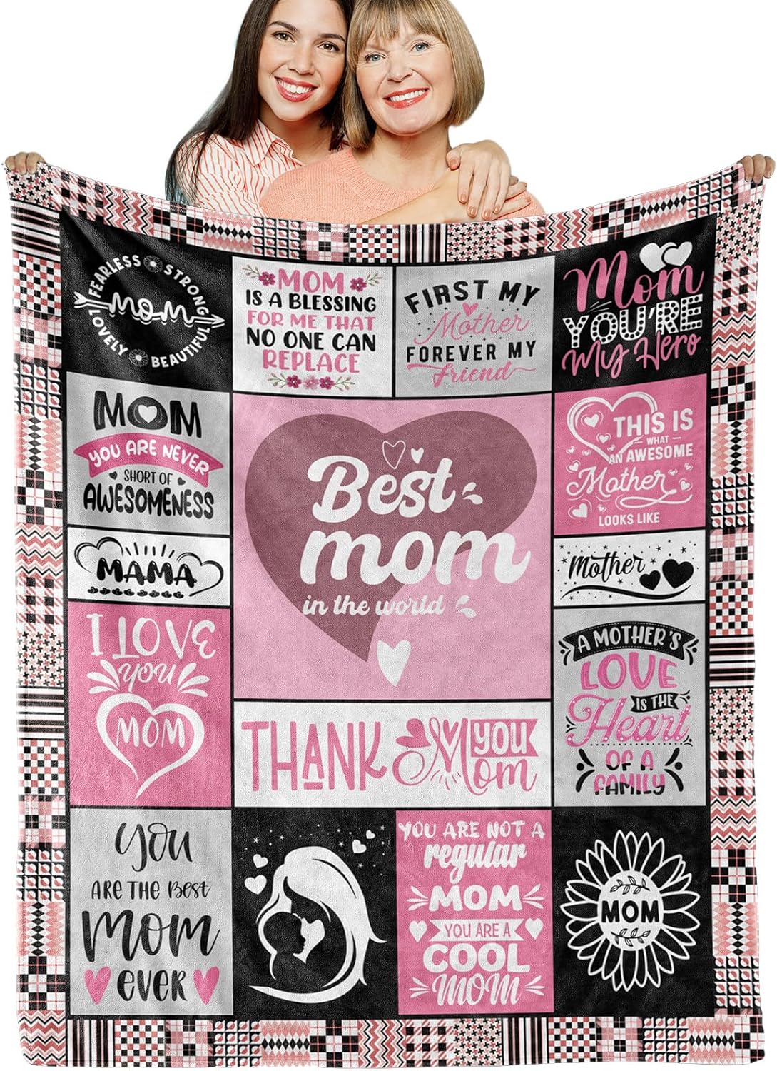 Gifts for Mom Birthday,Christmas,Mothers Day Soft Throw Blankets Presents for Mom from Daughter Son 50″×60″ Gifts for Mom Birthday,Christmas,Mothers Day Soft Throw Blankets Presents for Mom from Daughter Son 50″×60″
