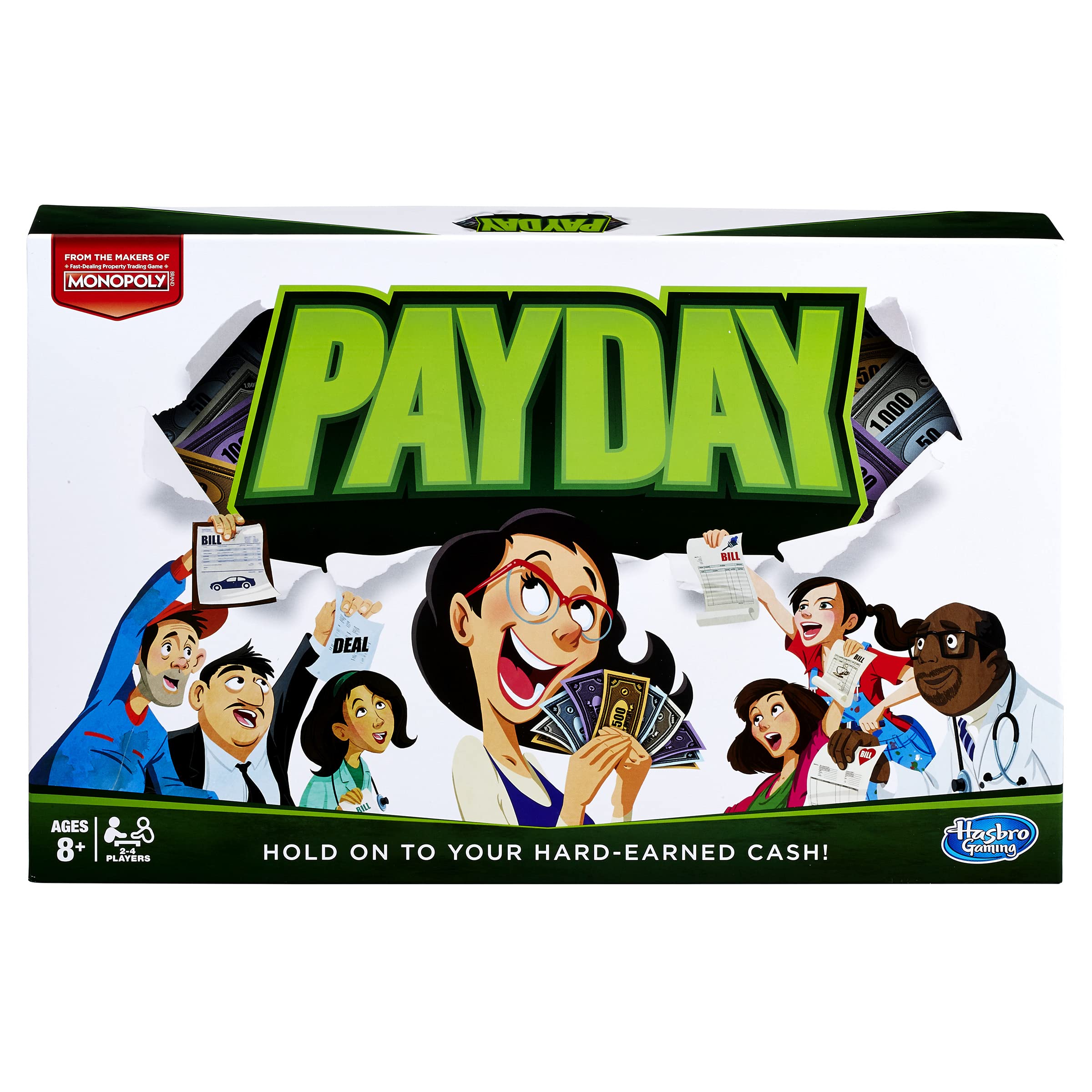 Monopoly Pay Day Game, For Kids Ages 8 and Up