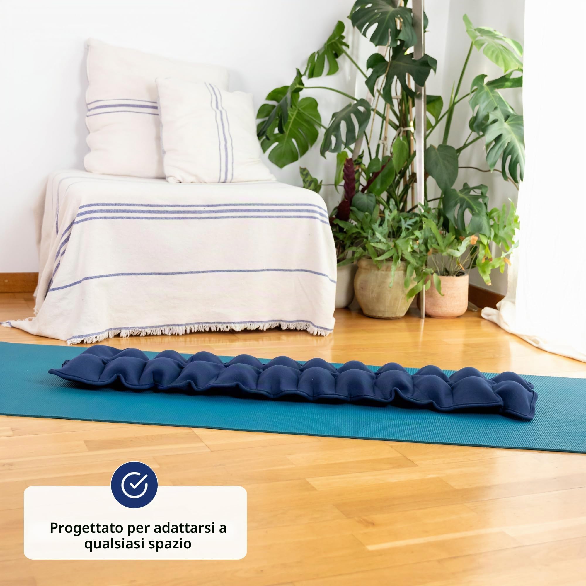 Correttore della Colonna Vertebrale per Decompressione Dorsale | Cuscino di Stretching con 24 Punti Massaggianti | Spine Corrector | Supporto per Schiena e Collo | Cuscino Agopressione