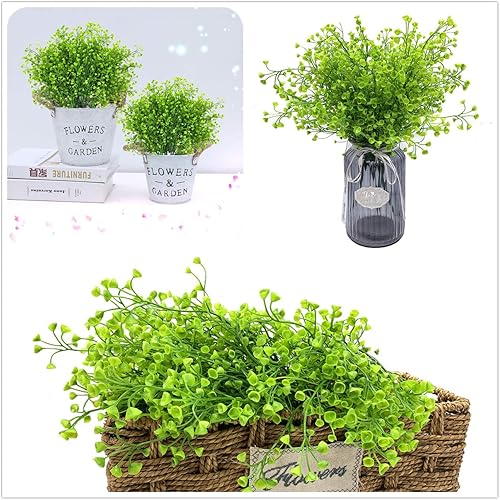 Miniatura 6 de Arbustos artificiales, plantas de plástico, arbustos de simulación falsos, boda, interior, hogar, jardín, terraza, cocina, parterre, oficina, mesa,