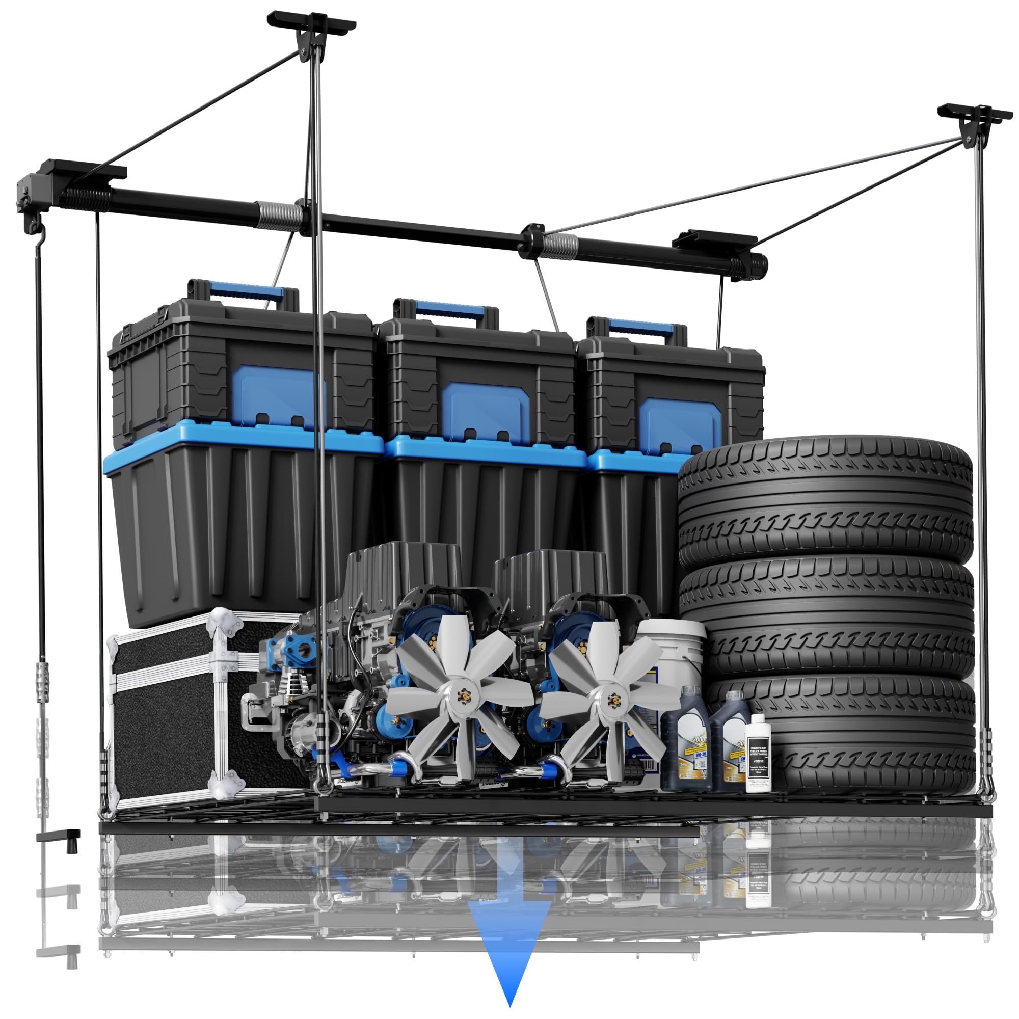 FLEXIMOUNTS GL1 Overhead Garage Lifting Storage Rack