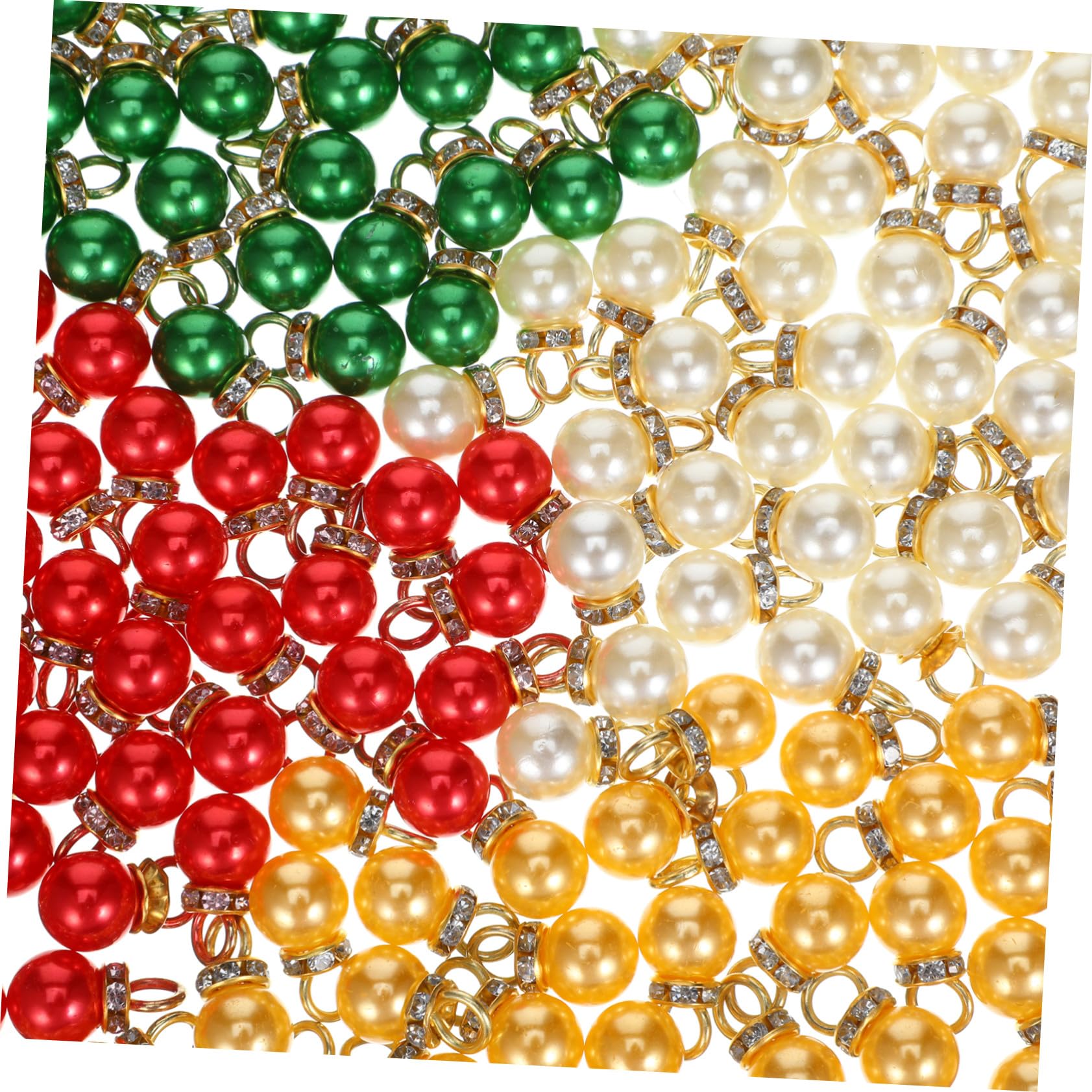 Alipis 200stücke Mini-weihnachtsbaumschmuck mit Kleinen Weihnachtskugeln Miniatur-Ornamente als Hängekugeln für Weihnachtsbaumdeko und Saisonale Partydekorationen