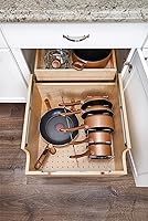 Vista 6 de REV-A-SHELF Wood Base Cabinet Cookware Pullout Organizer w/Soft-Close