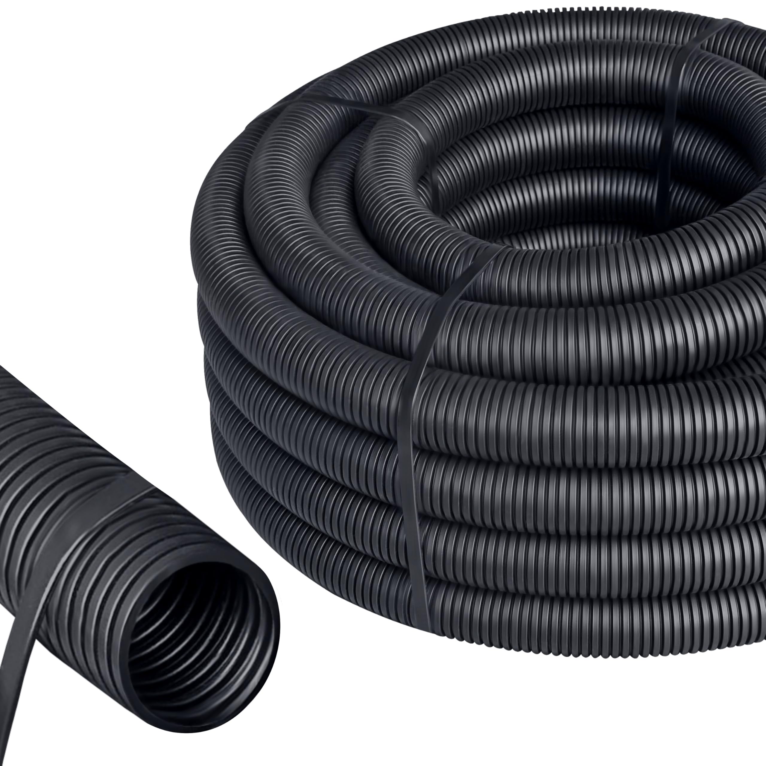 ISOLATECH tubo corrugato non scanalato DI Ø16mm DE Ø20mm L 10m Spessore parete 0,27mm PP REACH Interno/esterno Temp-45C+125C Resistente al calore240h+150C UL94V0 RoHS Ø16mm10M
