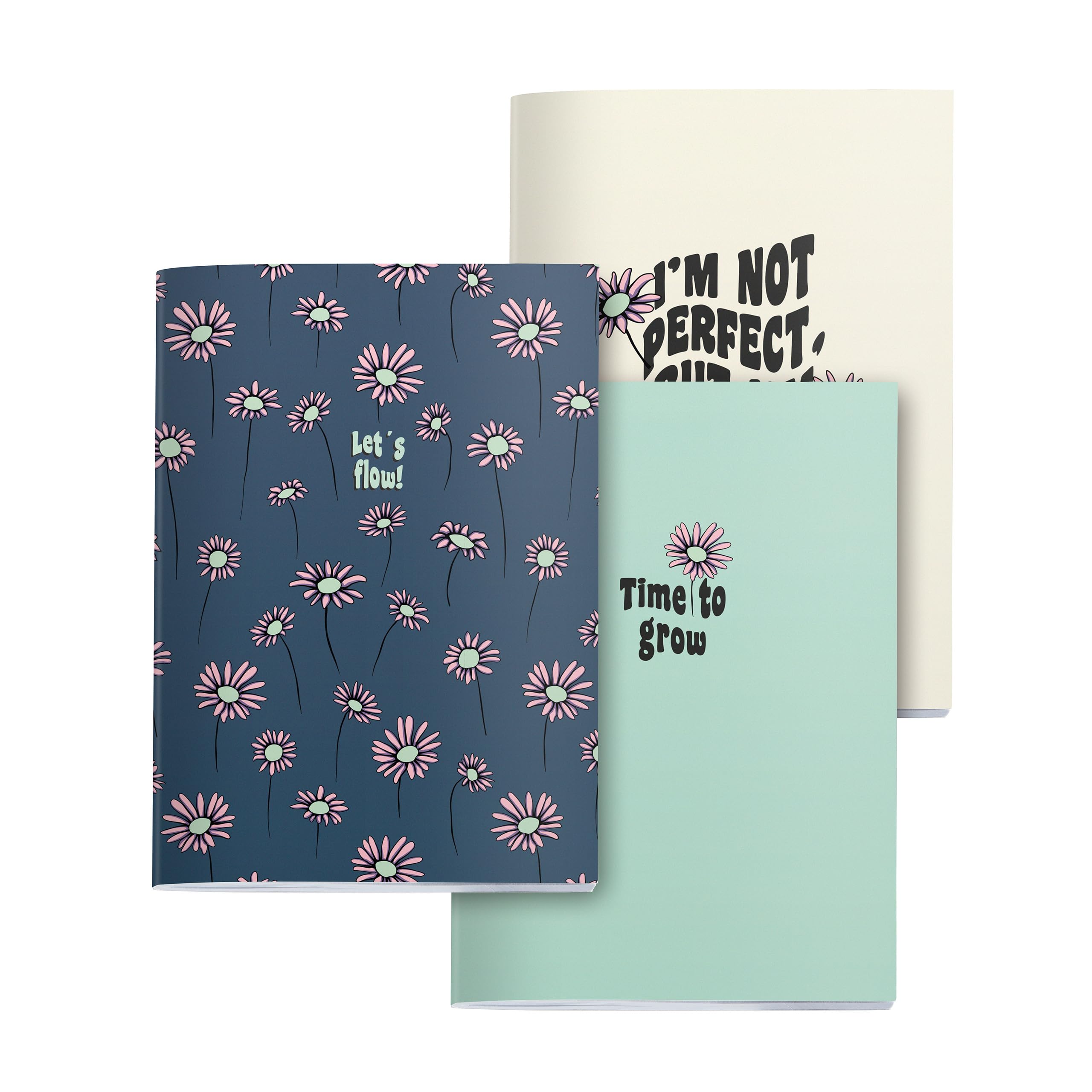 Miquelrius, A5 notebooks (142 x 210 mm) stitched, pack of 3 notebooks, white dotted interior, 32 sheets of 80 g/m² each - Image 3