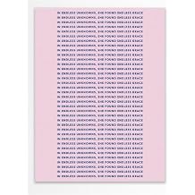 Postifull Estetik Duvar Tablosu - Duvar Posteri - Yaz  Sanat  Duvar Dekoru -  er evesiz - Kal n Ku e Ka t;30 X 42 Pembe - 6