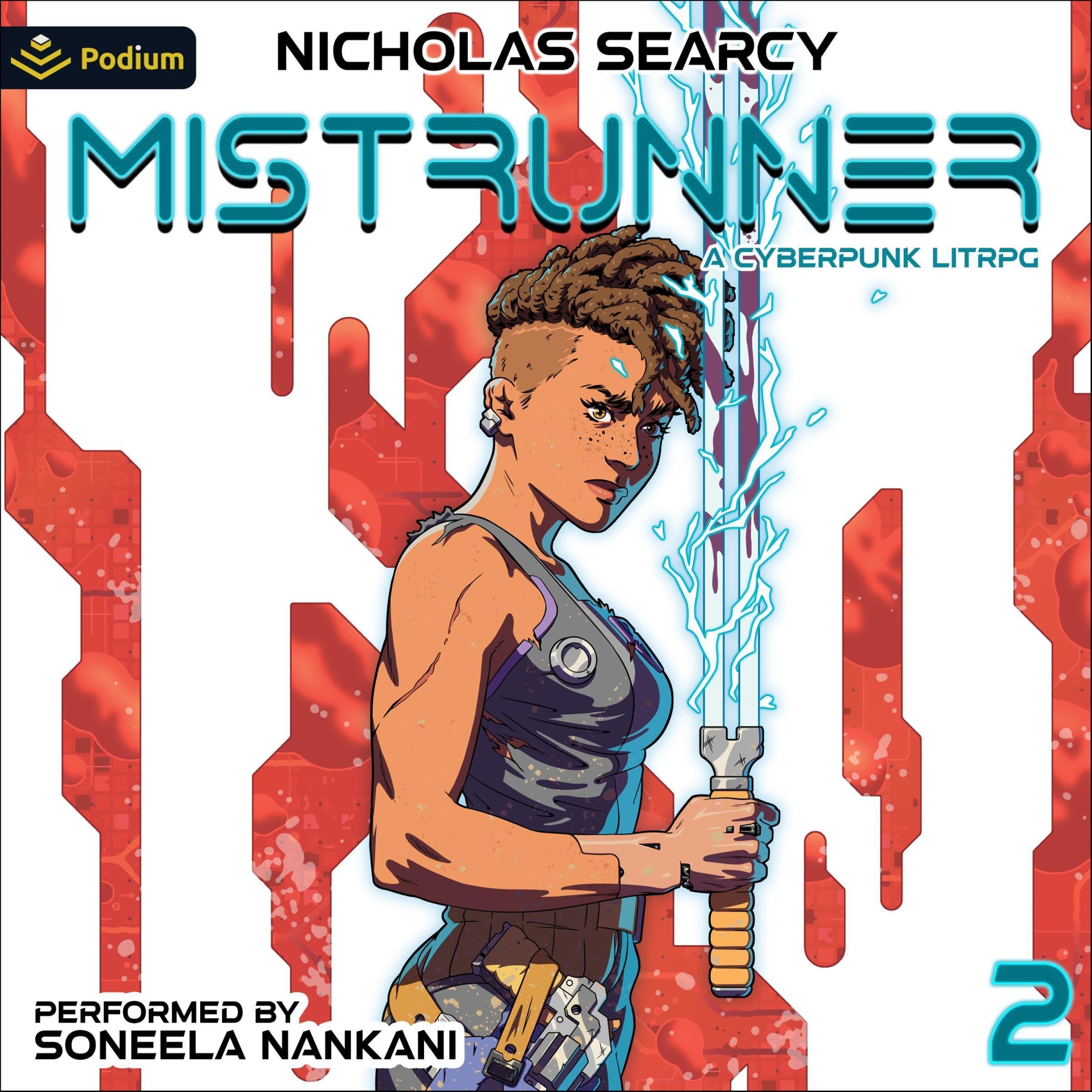 Cover art for Mistrunner 2: A Cyberpunk LitRPG
