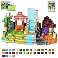 Magnetic Building Blocks - 130 PCS Large 1 Inch Magnet Cubes, STEM Construction Set for Kids Ages 3 4 5 6 7 8 9 10, Sensory Montessori Toys for Boys & Girls Easter/Christmas/Birthday Gift