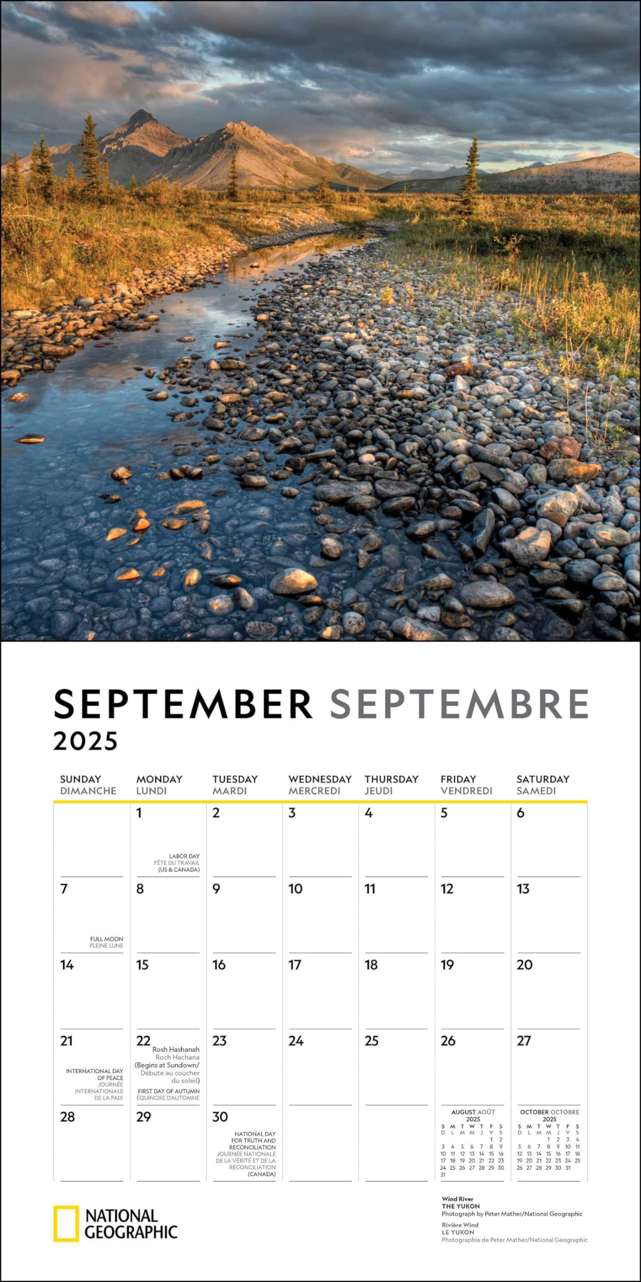 National Geographic: Canada 2025 Wall Calendar