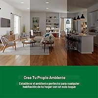 Vista 4 de Lutron Sunnata STCL-153MW-WH, interruptor de luz con atenuación táctil con placa de pared, tecnología avanzada LED+ para LED e incandescente, 3