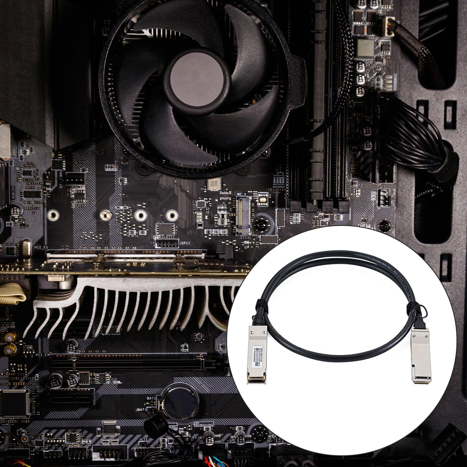 QSFP per server a QSFP + cavo in rame che garantiscono un trasferimento dati veloce per computer + connessioni