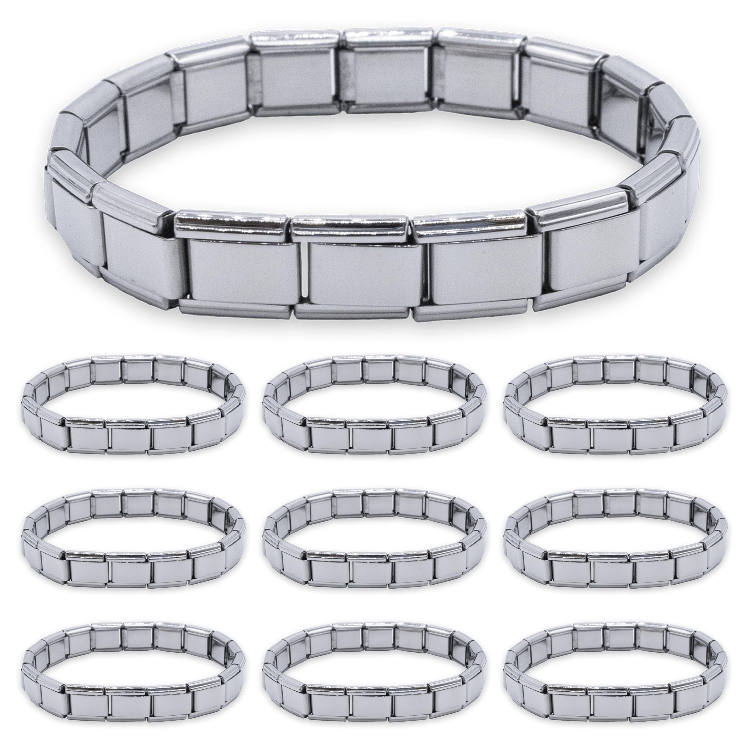 Fablinksitalian Charm Bracelet 316 Stainless Steel Starter