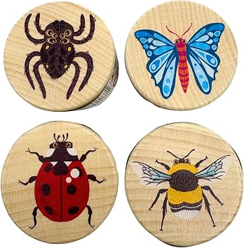 House of Marbles Wooden Insect Yo-Yo   Durable FSC-Certified Wooden Toy for Kids & Adults
