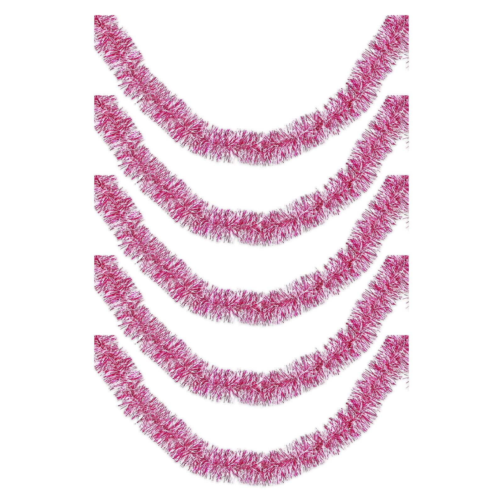 Elnwnnkc Of 5 Heart Streamers for Valentine Day Party Colorful Hanging Decoration Wedding or Storefronts Display Ornament Wedding Venues Decorations