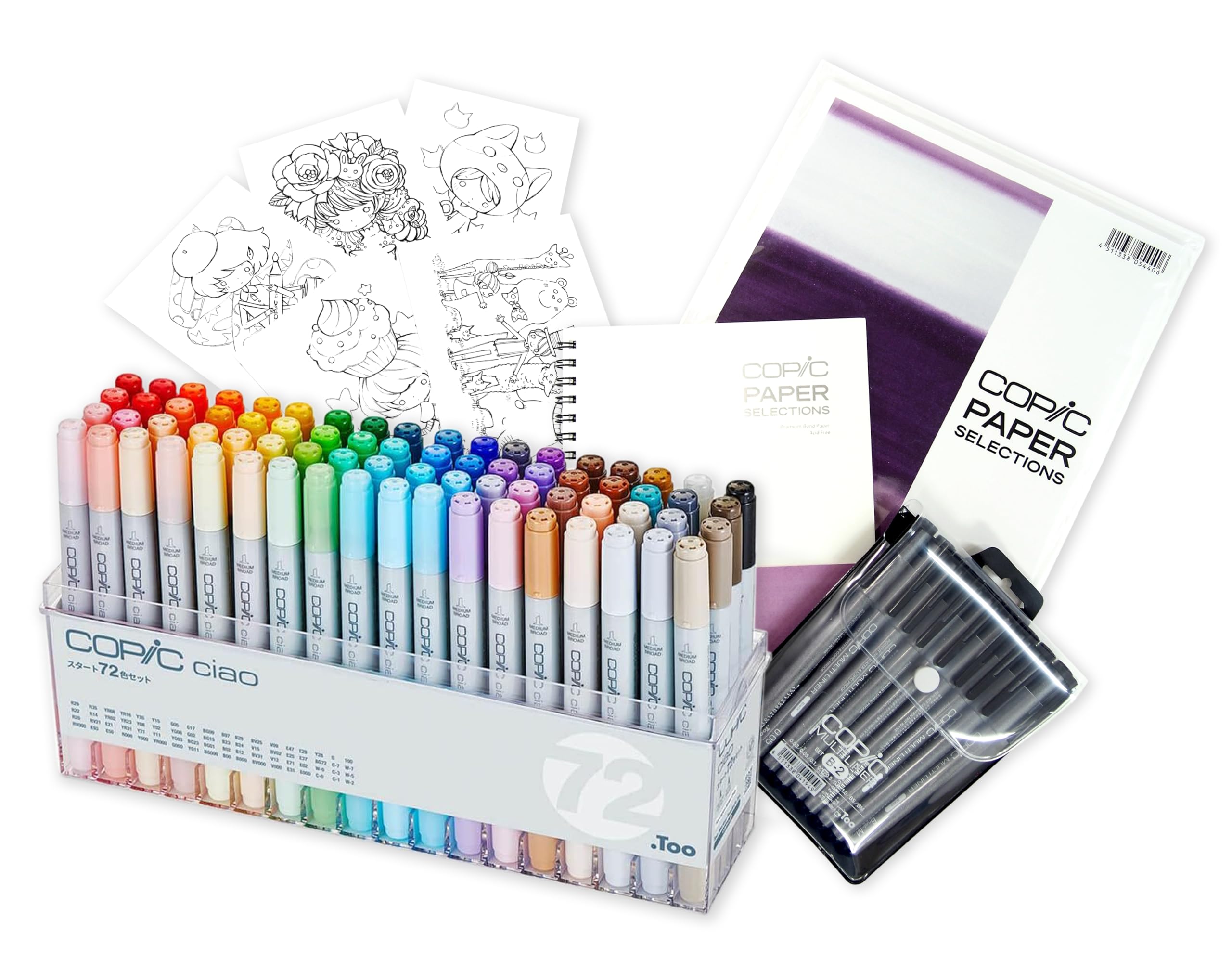 Amazon | コピック(COPIC) Too コピック チャオ DXスタートボックス 72  